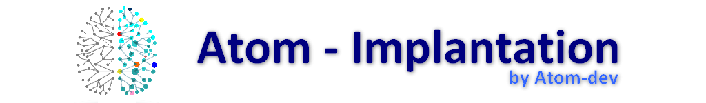 logo atom implantation